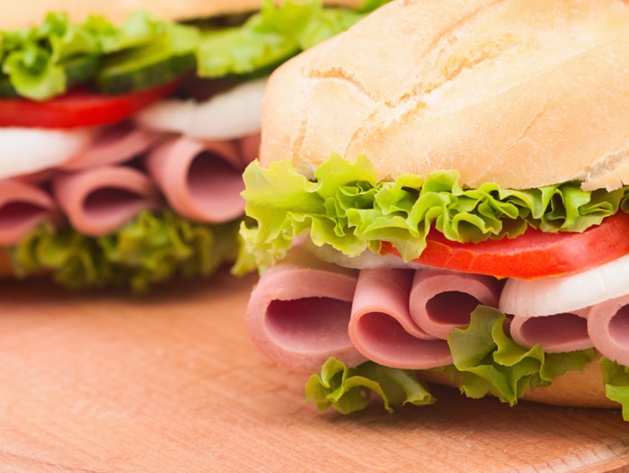 fresh sandwich