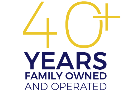 40+ years family owned and operated
