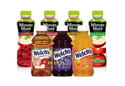 Juice Beverages from Vending Machine